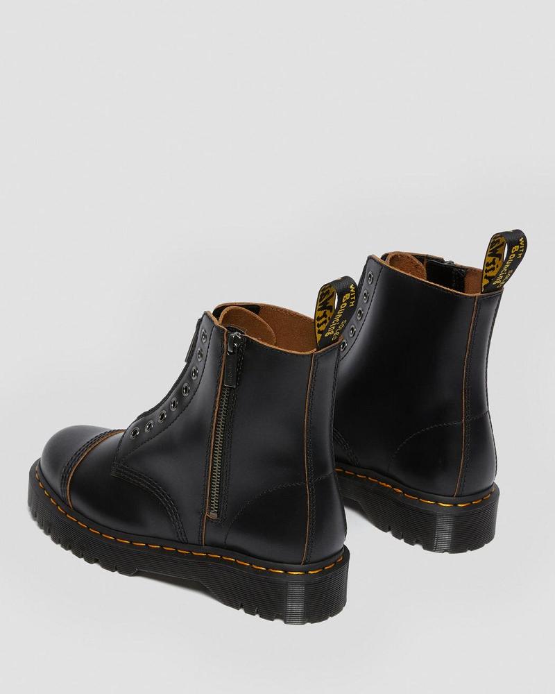 Dr Martens 1460 Laceless Bex Leren Enkellaars Heren Zwart | NL 385KOR